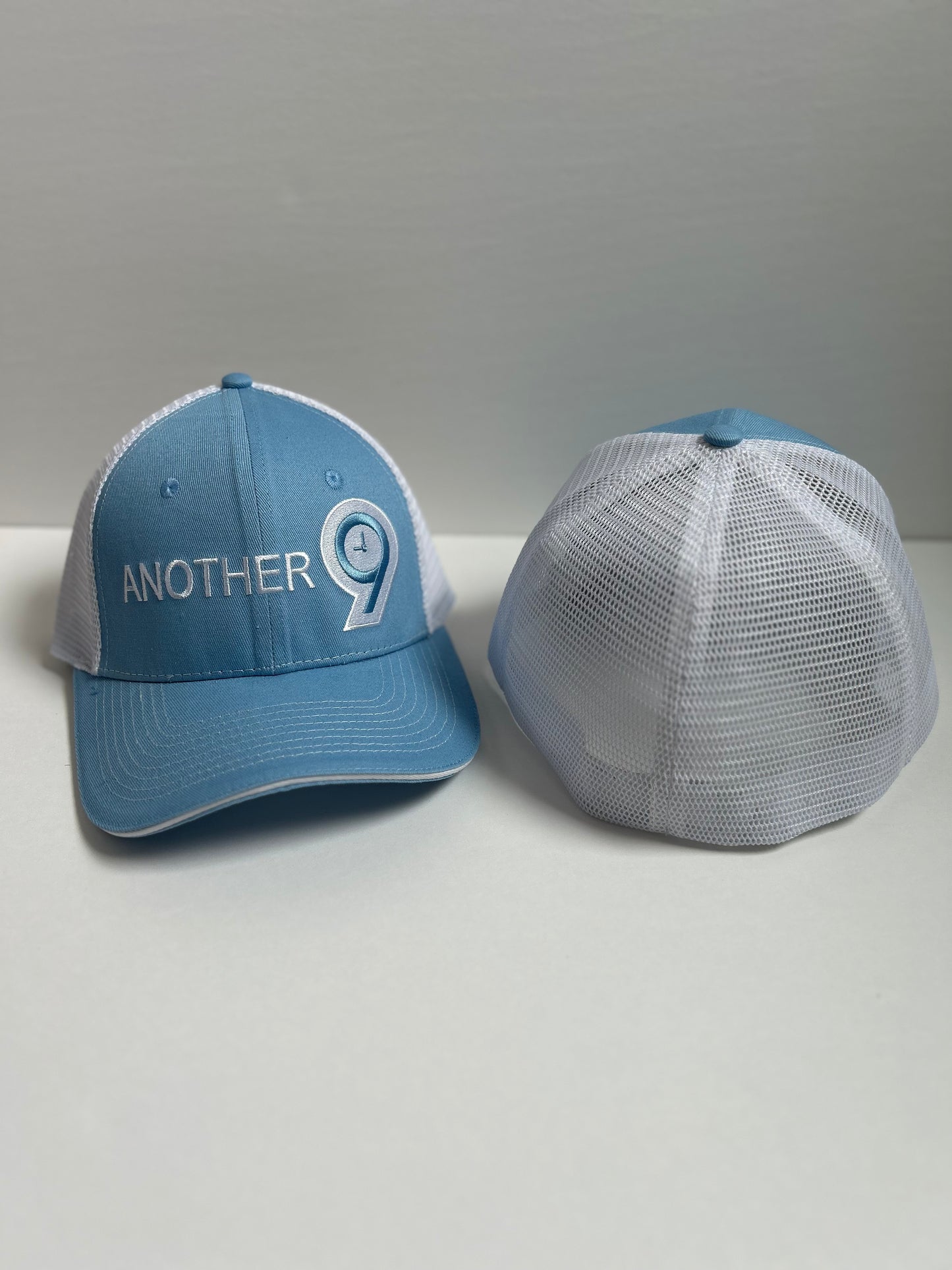Another9 Flex Fit Carolina Blue & White