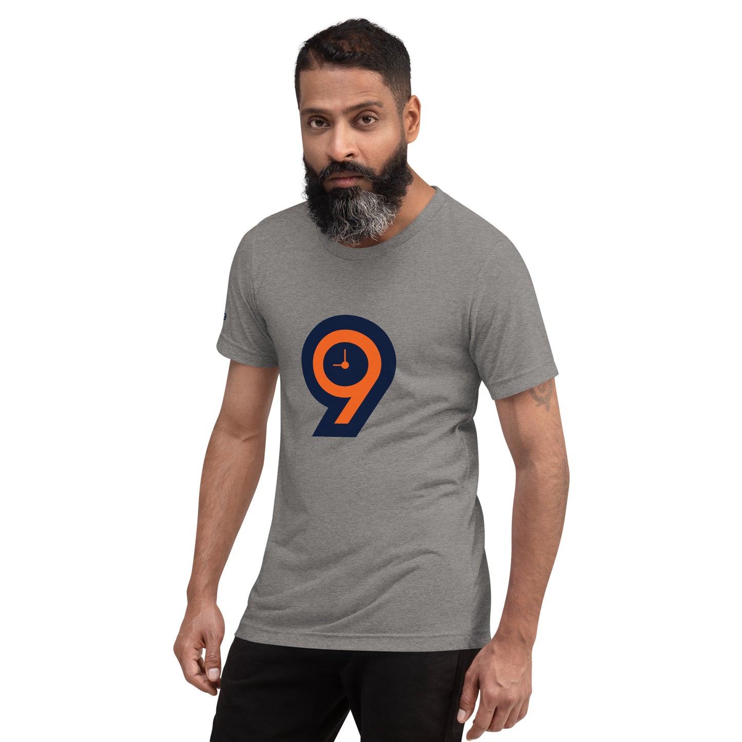 Another9 Logo Tee Grey