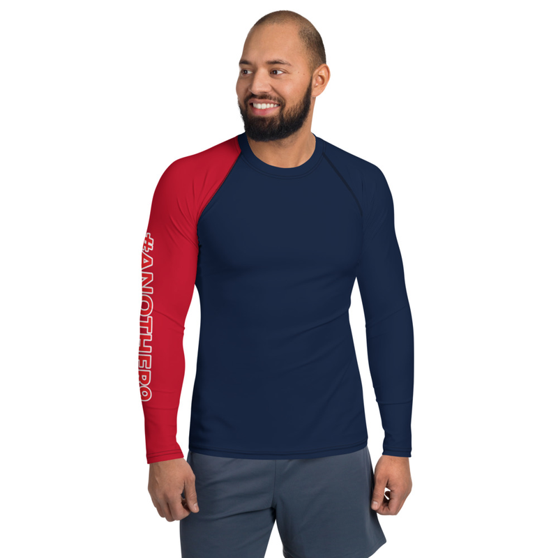 #Another9 2-Panel Baselayer Navy & Red