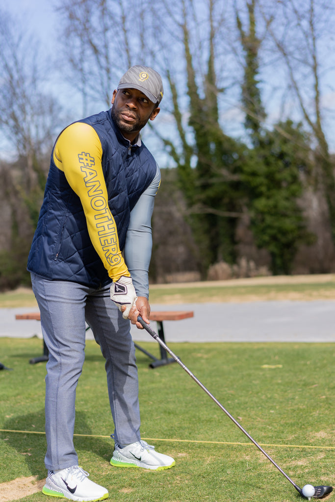 #ANOTHER9 2-Panel Baselayer Yellow/Grey