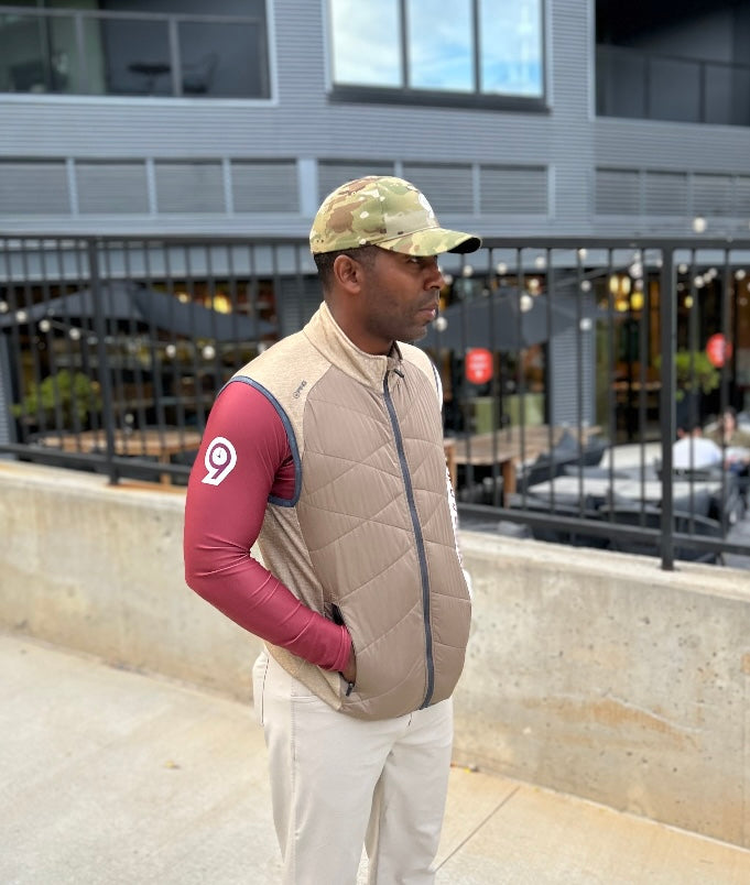 #ANOTHER9 2-Panel Baselayer Crimson & Cream