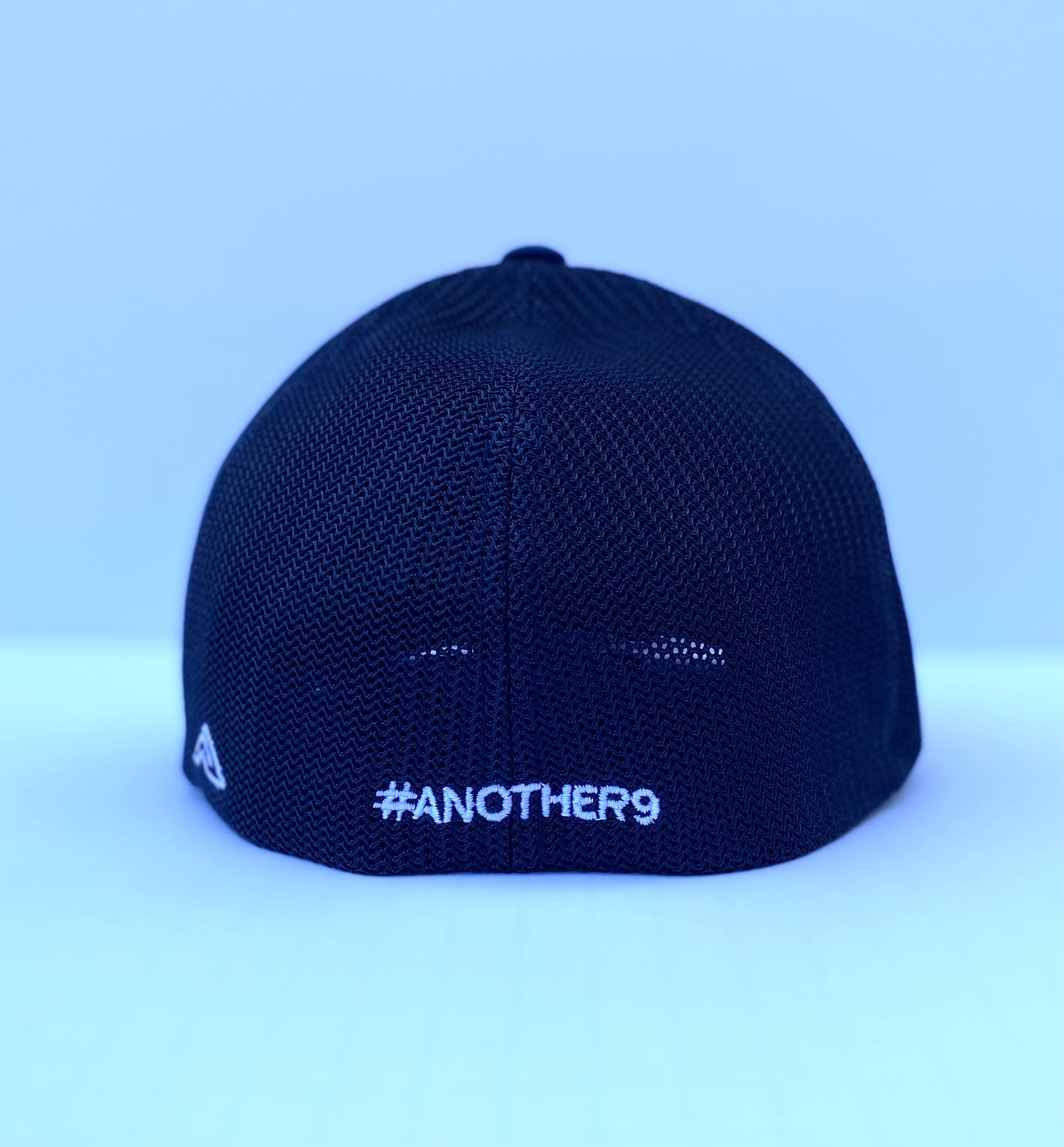 #ANOTHER9 Flex Fit Navy & White
