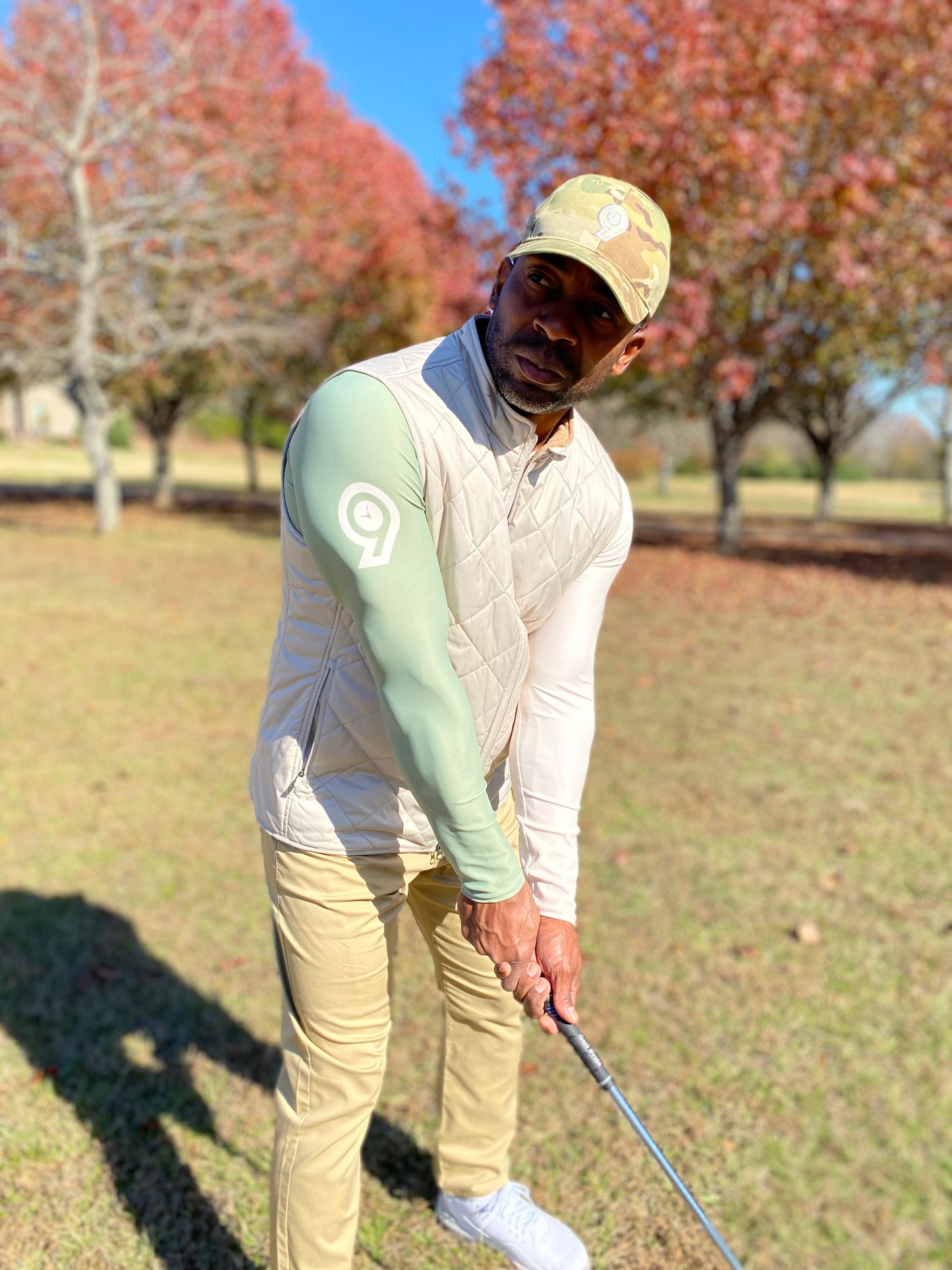 #Another9 2-Panel Baselayer Sage & Cream