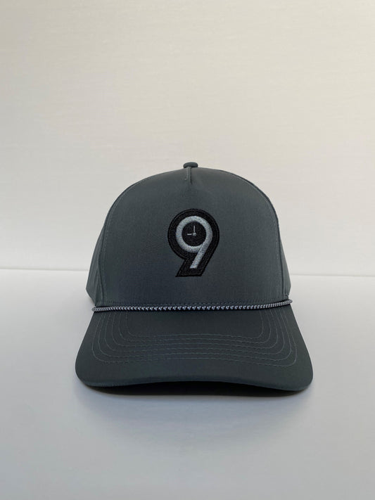 #Another9 Logo Rope Hat- Charcoal