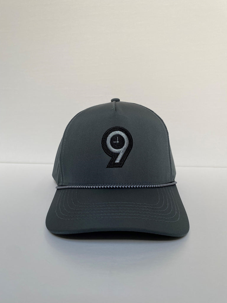 #Another9 Logo Rope Hat- Charcoal